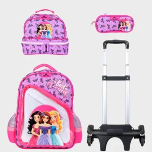 Sac à dos avec chariot 3 pcs GLOSSY BIRD