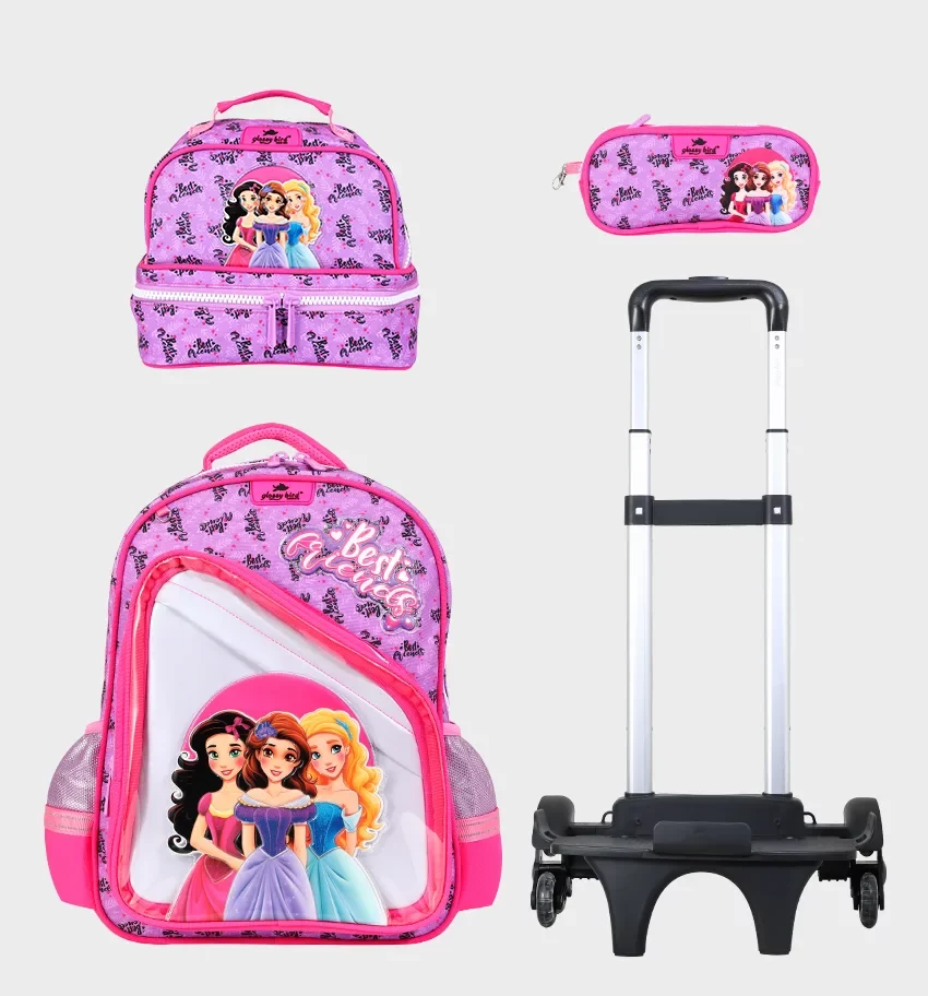 Sac à dos avec chariot 3 pcs GLOSSY BIRD
