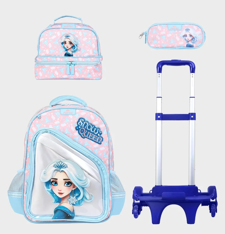 Sac à dos avec chariot 3 pcs GLOSSY BIRD