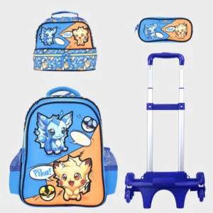 Sac à dos avec chariot 3 pcs GLOSSY BIRD
