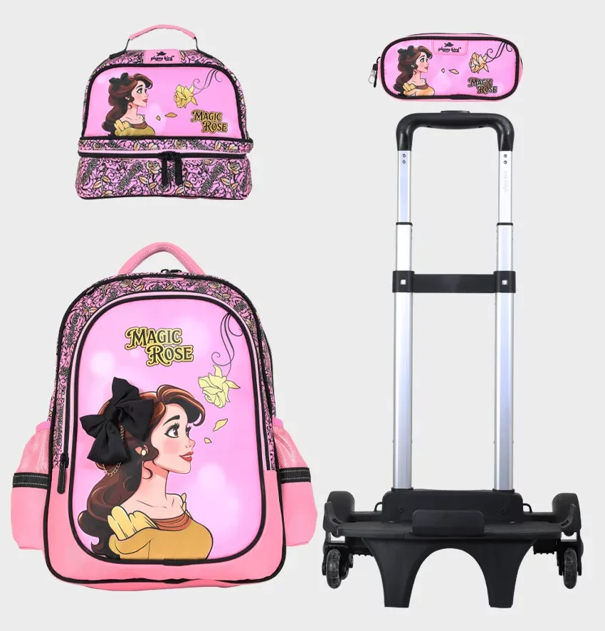 Sac à dos avec chariot 3 pcs GLOSSY BIRD
