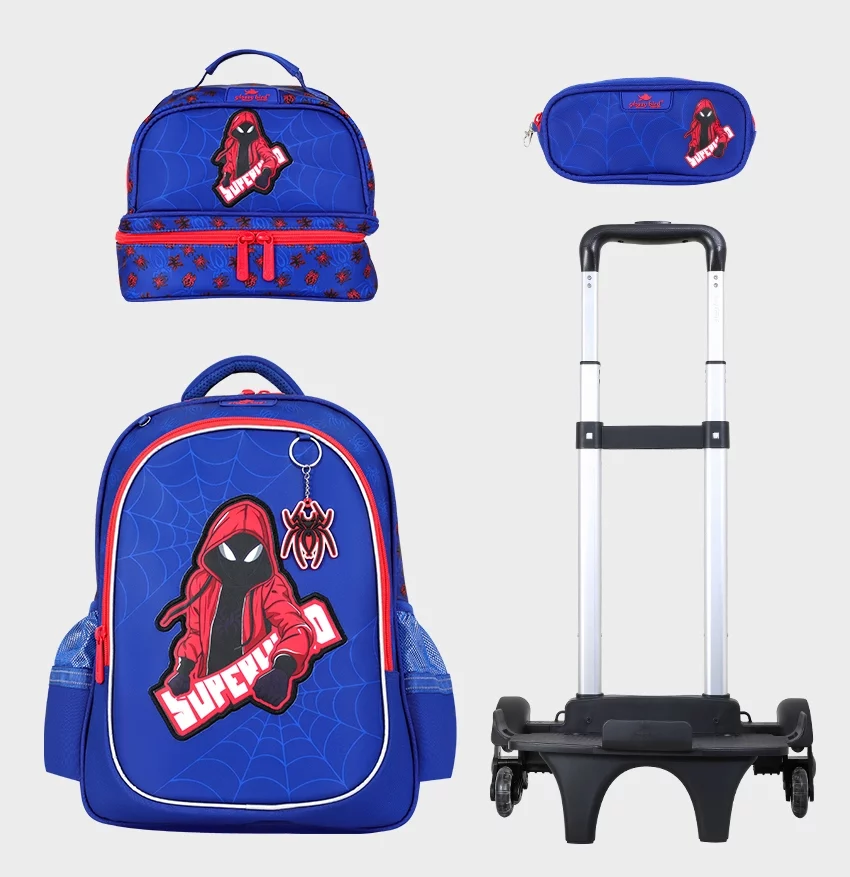 Sac à dos avec chariot 3 pcs GLOSSY BIRD