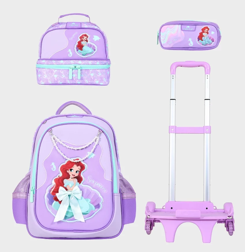 Sac à dos avec chariot 3 pcs GLOSSY BIRD