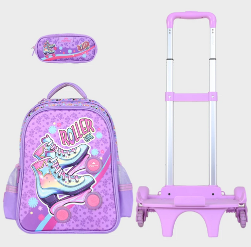 Sac à dos avec chariot 2 Pcs GLOSSY BIRD