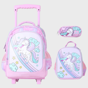 Sac à dos avec chariot 3 Pcs GLOSSY BIRD