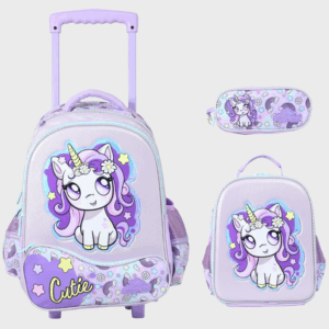 Sac à dos avec chariot 3 Pcs GLOSSY BIRD