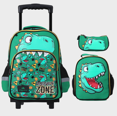 Sac à dos avec chariot 3 Pcs GLOSSY BIRD