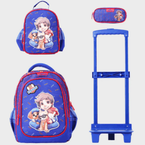 Sac à dos avec chariot 3 pcs GLOSSY BIRD