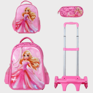 Sac à dos avec chariot 3 pcs GLOSSY BIRD