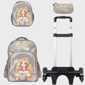 Sac à dos avec chariot 3 pcs GLOSSY BIRD