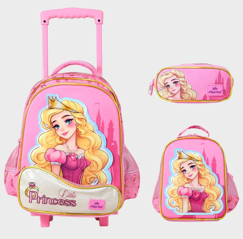 Sac à dos avec chariot 3 pcs GLOSSY BIRD