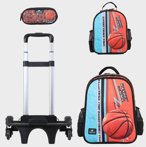 Sac à dos avec chariot 3 pcs GLOSSY BIRD