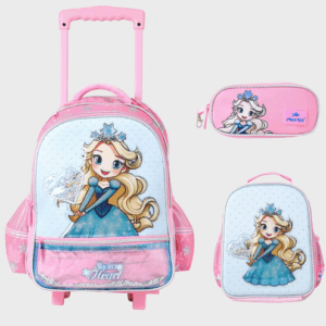 Sac à dos avec chariot 3 pcs GLOSSY BIRD