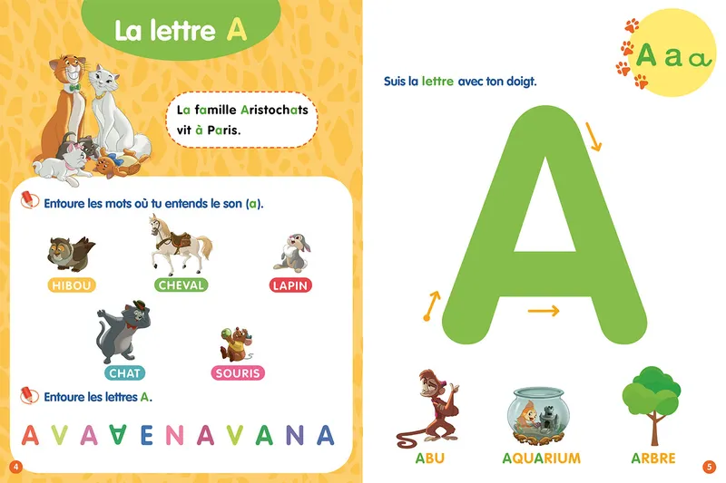 J'apprends l'alphabet Disney PS-MS HACHETTE – Image 3