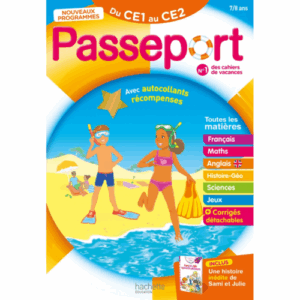 Cahier de vacances du CE1 au CE2 HACHETTE