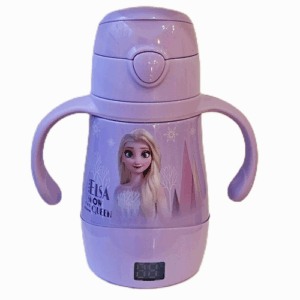 Gourde avec paille 300 ml Inox Frozen