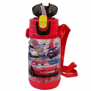 Gourde avec paille 600 ml CARS