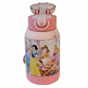 Gourde avec paille 600 ml Princess