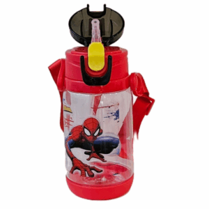 Gourde avec paille 600 ml SPIDERMAN