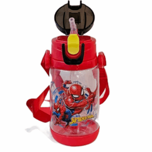 Gourde avec paille 600 ml SPIDERMAN