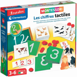 Les chiffres tactiles Montessori CLEMENTONI
