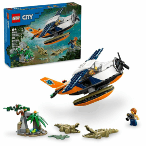 L’hydravion de l’explorateur de la jungle lego 60425