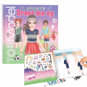 Livre d'autocollants Dress Me Up Sport