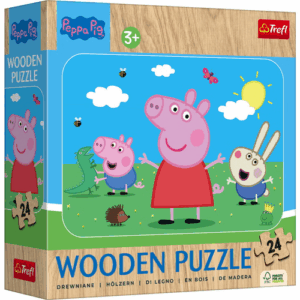 Puzzle 24 pcs en Bois Peppa Pig