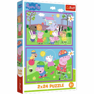 Puzzle 2x24 pcs Peppa Pig