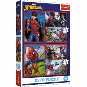 Puzzle 2x70 pcs Spiderman