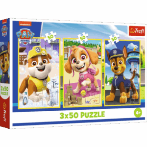 Puzzle 3x50 pcs Pat Patrouille