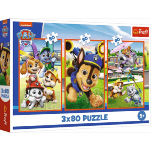 Puzzle 3x80 pcs Pat Patrouille
