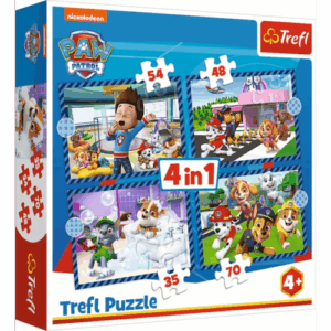 Puzzle 4 en 1 Paw Patrol