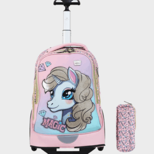 Sac à dos avec chariot 3 pcs GLOSSY BIRD