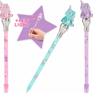 Stylo à bille licorne avec lumière