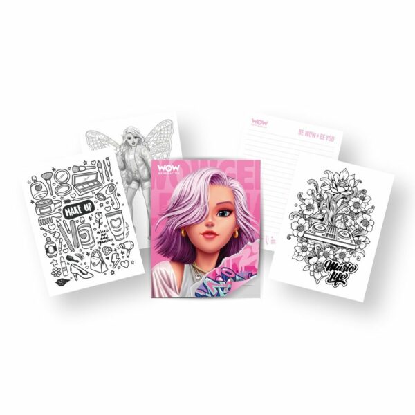 Carnet de coloriage WOW GENERATION – Image 4
