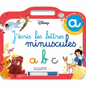 J'écris les lettres minuscules Disney Hachette