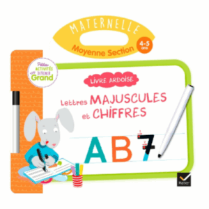 Livre Ardoise les lettres majuscules et chiffres MS HATIER