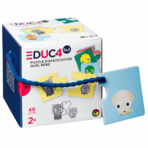 Puzzle d'association a qui est bébé OXYBUL