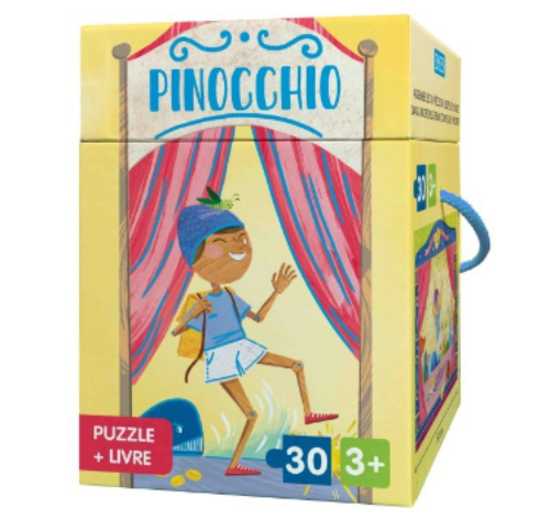 Puzzle et livre Pinocchio SASSI JUNIOR