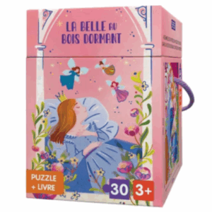 Puzzle et livre la belle au bois dormant SASSI JUNIOR
