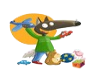 P