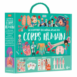 Coffret du Mega Atlas du Corps Humain SASSI JUNIOR