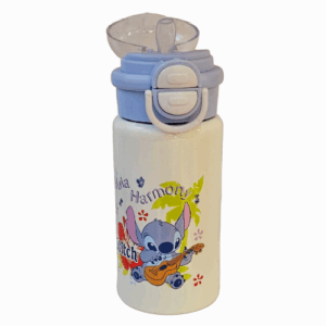 Gourde avec paille INOX 450 ml Stitch