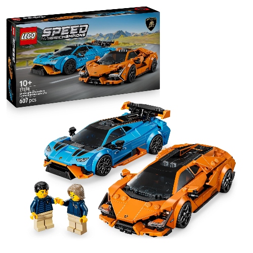 Lamborghini Revuelto et Huracán STO lego 77238