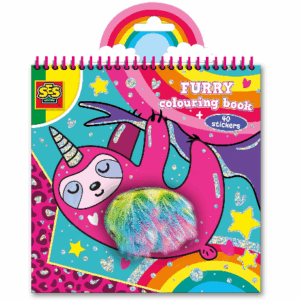 Livre de coloriage à fourrure SES Creative