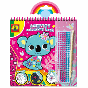 Livre de coloriage diamants SES Creative