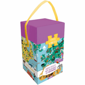 Mon puzzle des animaux du monde 100 Pcs AUZOU