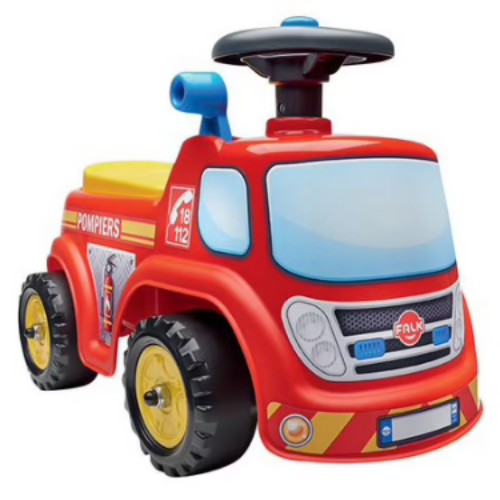 Porteur camion pompier FALK TOYS