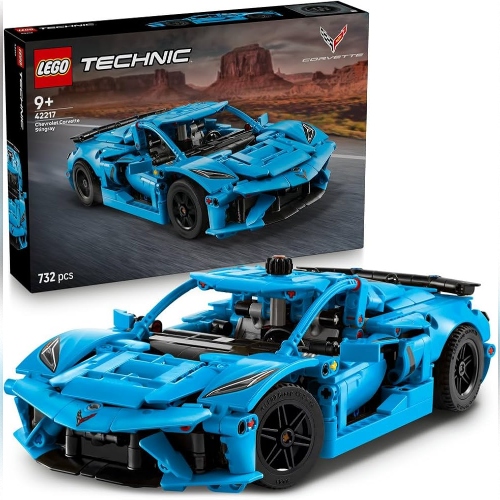 Chevrolet Corvette Stingray bleu lego 42217